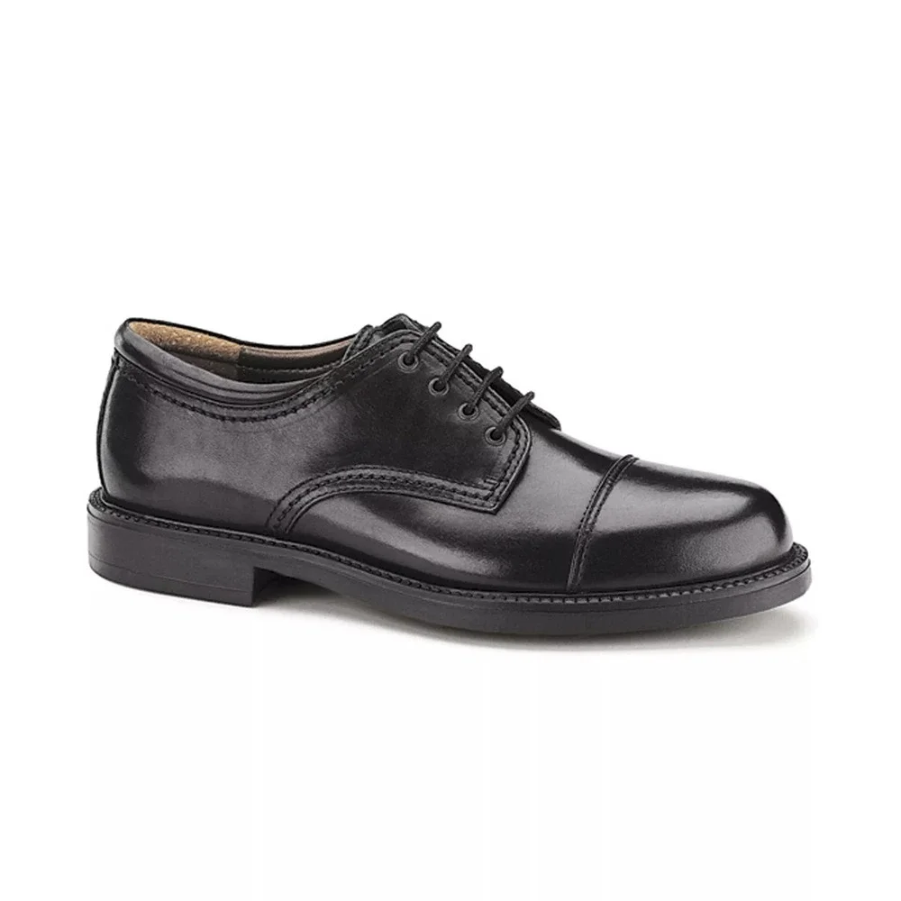 Dockers Gordon Mens Black Leather Cap Toe Oxford Dress Shoes Size 10 NEW